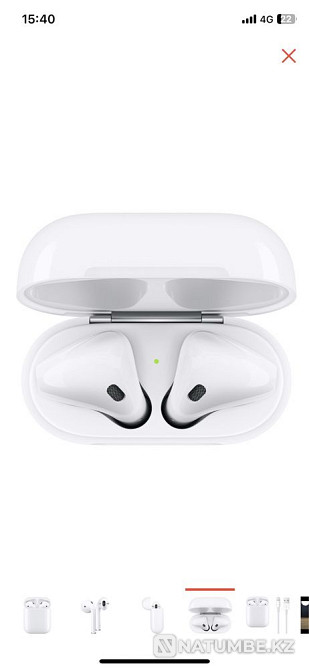 Наушники Airpods 2 Алматы - изображение 2