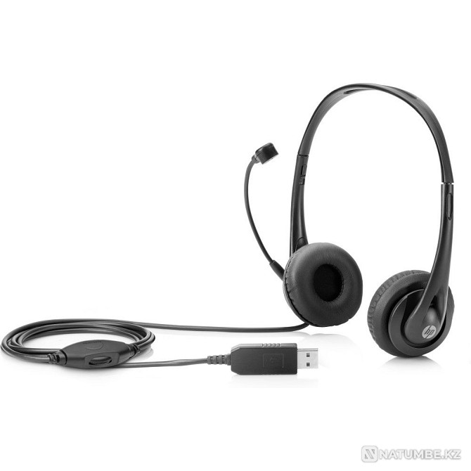 Headphones HP Stereo USB Headset Plantronics Logitech Almaty - photo 1