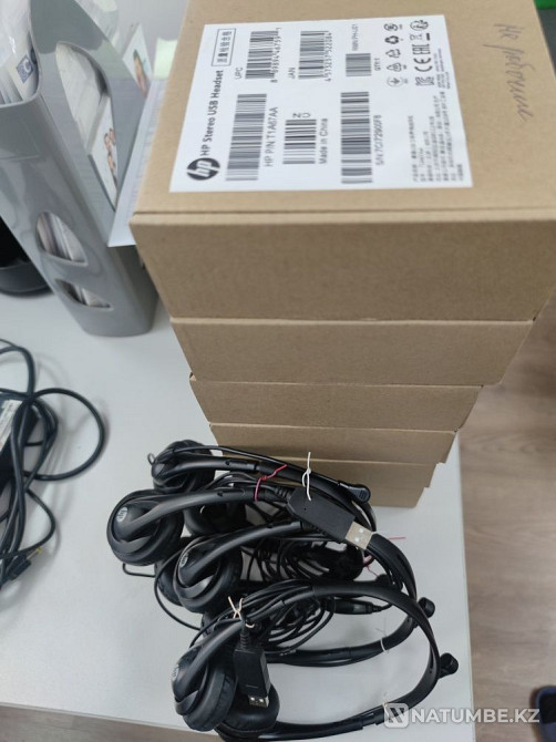 Headphones HP Stereo USB Headset Plantronics Logitech Almaty - photo 5