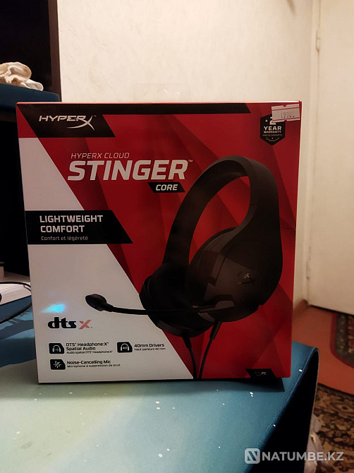 Новые наушники для компьютера ;hyperx cloud stinger Алматы - изображение 3