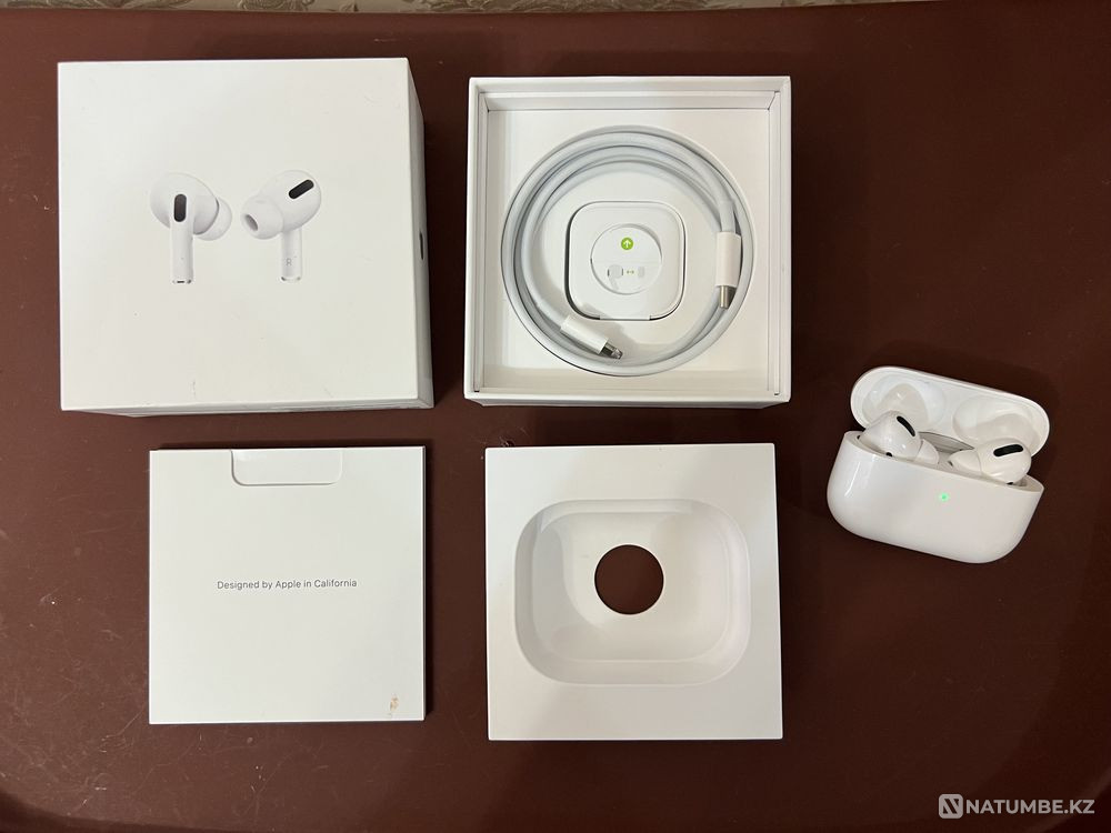 Airpods Pro 1 (оригинал; б/у) Алматы - изображение 2