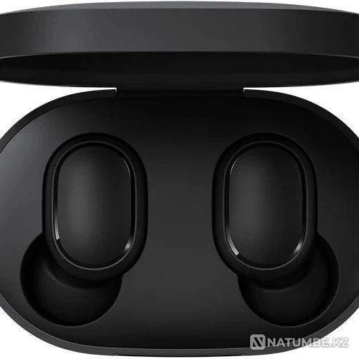 Наушники Xiaomi Redmi AirDots S черный Беспроводные Наушники Алматы - изображение 3