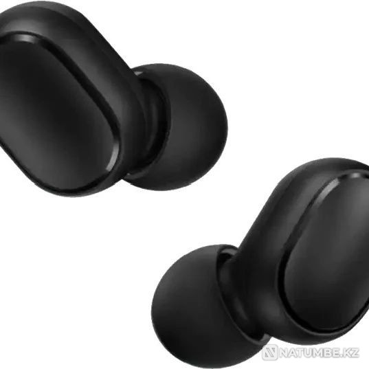Наушники Xiaomi Redmi AirDots S черный Беспроводные Наушники Алматы - изображение 4