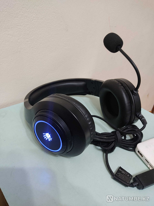 Наушники; гарнитура A4Tech Bloody G220S; Black Алматы - изображение 3