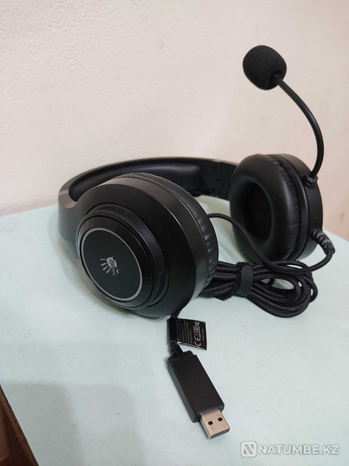 Наушники; гарнитура A4Tech Bloody G220S; Black Алматы - изображение 2