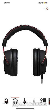 HyperX Cloud Alpha; Black/Red Almaty - photo 2