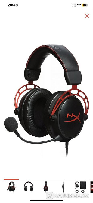 HyperX Cloud Alpha; Black/Red Almaty - photo 1
