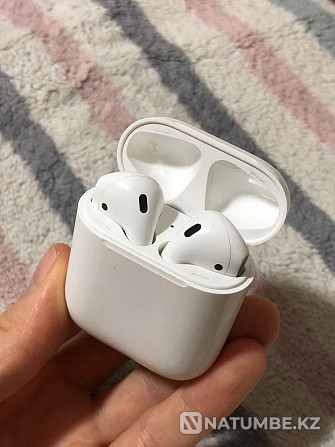 Продам AirPods беспроводные наушники Оригинал Алматы - изображение 1