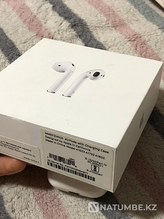 Продам AirPods беспроводные наушники Оригинал Алматы - изображение 3