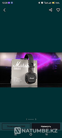 Marshall on-ear headphones; Jbl Sony Air max p9; Almaty - photo 5