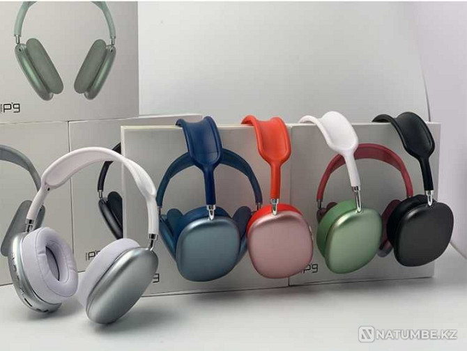The P9 wireless headphones are large. Bluetooth Almaty - photo 5