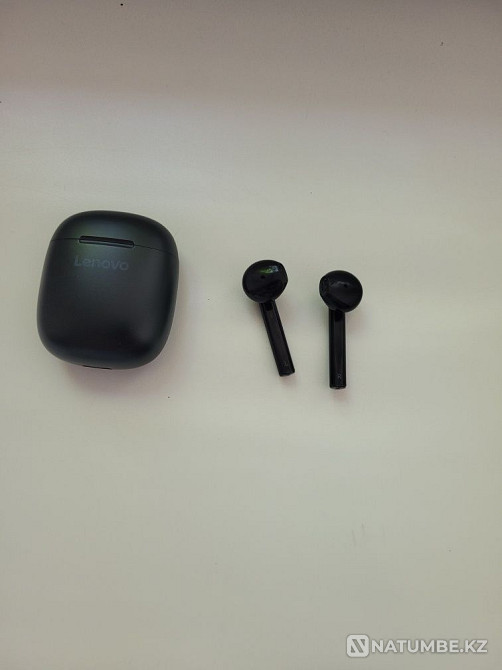 Used Lenovo wireless headphones for spare parts Almaty - photo 2