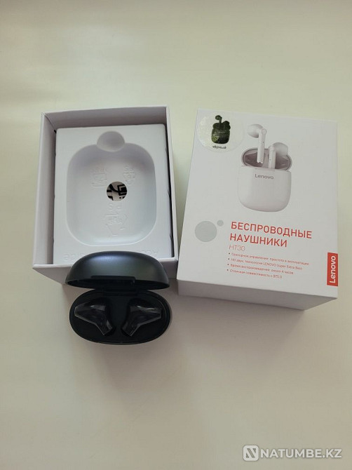 Used Lenovo wireless headphones for spare parts Almaty - photo 3