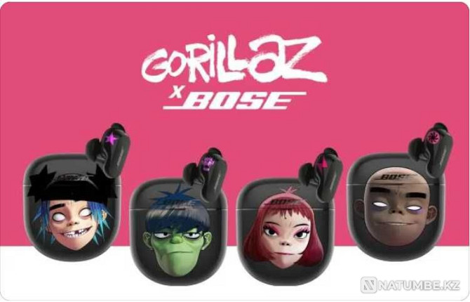 Bose X Gorillaz шектеулі шығарылымы тыныш жайлылық құлаққаптары II Russel  Алматы - изображение 4