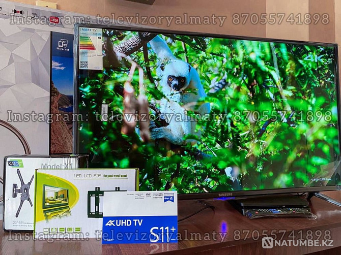 NEW TV with Internet Wifi Youtube 102cm with warranty Almaty - photo 2