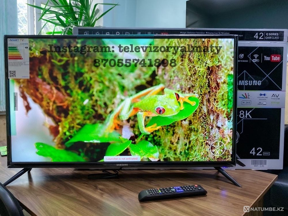 Телевизор новый в упаковке Гарантия с интернетом Samsung Smart 102см Алматы - изображение 3