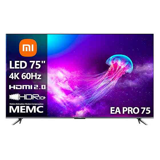 Телевизор Xiaomi EA PRO 75 [75"(191см) 4K 60Гц]  Ақмола облысы