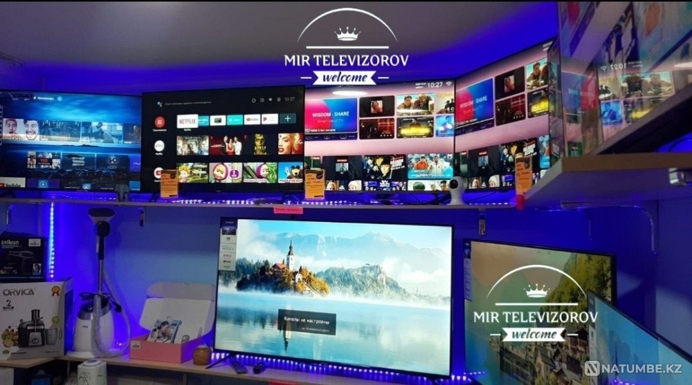 Новый запечатоный с гарантией 80см led tv тонкий usb hdmi не смарт Восточно-Казахстанская область - изображение 2