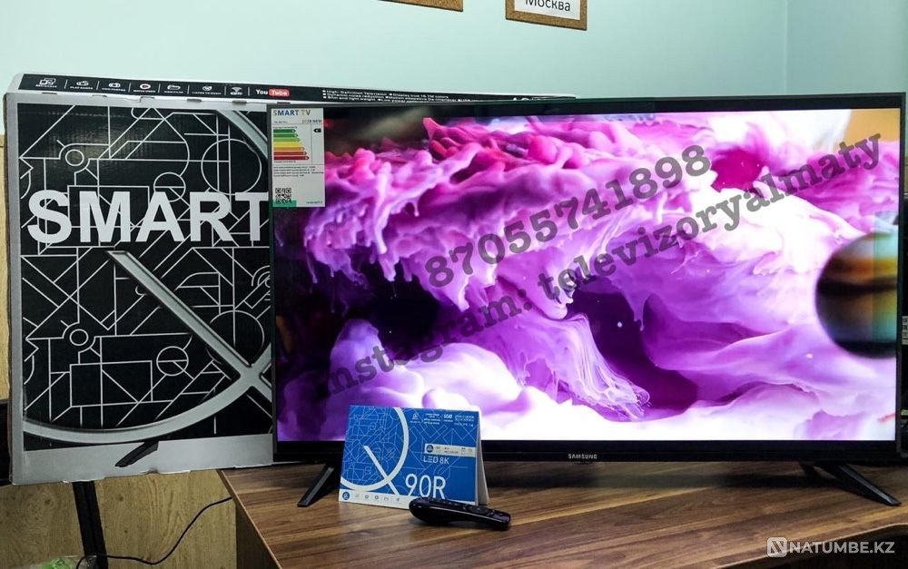 Новый SMART телевизор с интернетом WiFi google 43дюйма Карагандинская область - изображение 2