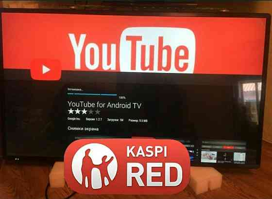 102см smart новый тонкий wi-fi YouTube 40 Российских каналов телевизор Костанайская область