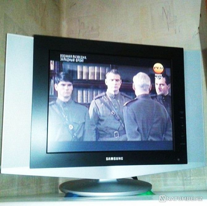 TV 38 cm. Samsung LED flat with remote control and wall mounting. Kyzylordinskaya Oblast - photo 1