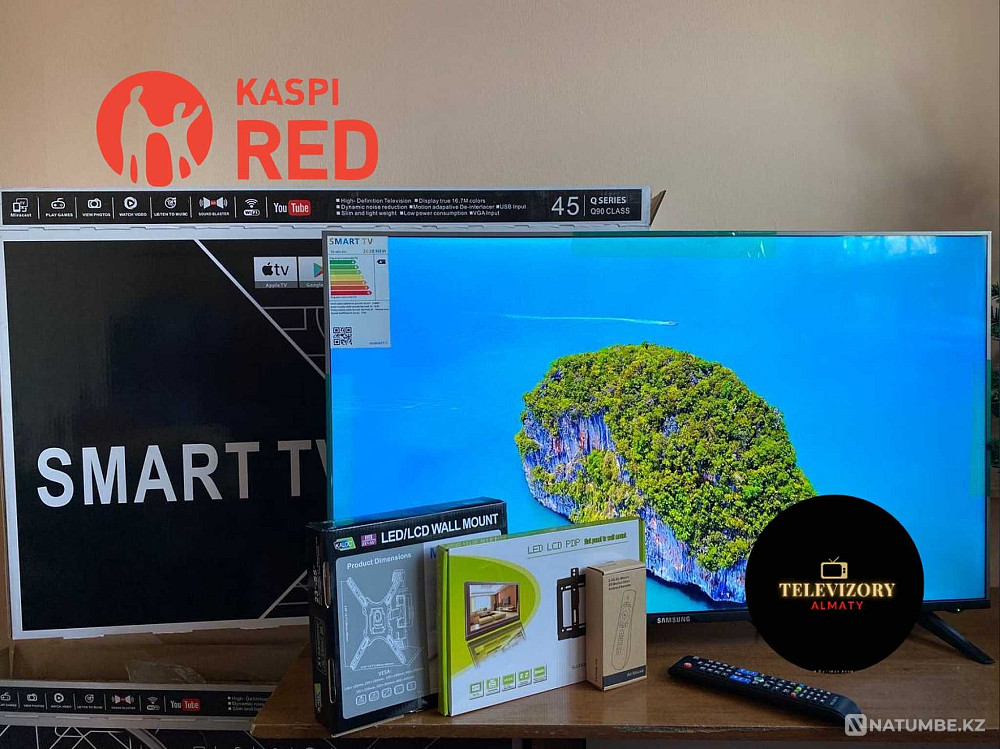 Телевизор SMART с интернетом новый в упаковке гарантия 107см Мангистауская область - изображение 2