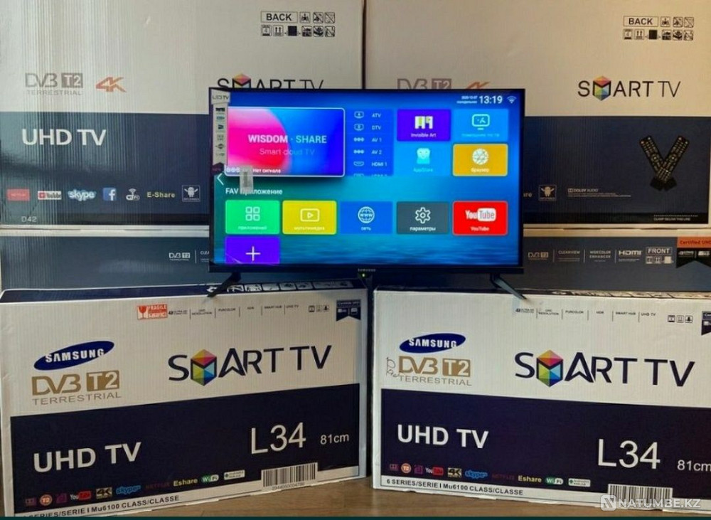 Smart TV Новый 80см без пробега по рк успей забрать свой телевизор Мангистауская область - изображение 3