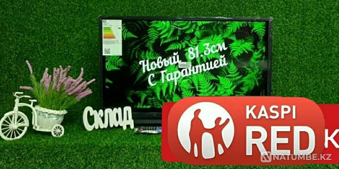 Fox 82cm New in packaging with Warranty not smart TV new 2020 Pavlodarskaya Oblast - photo 1