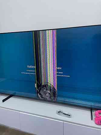 Samsung UE65AU8000 трещина на экране Северо-Казахстанская область