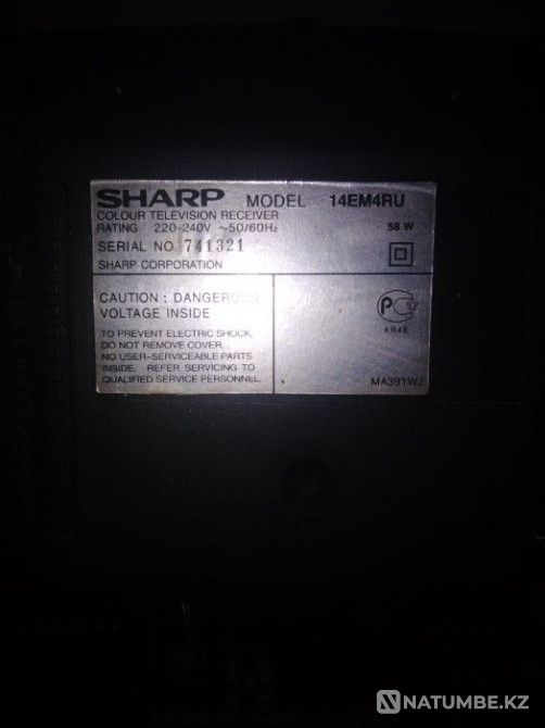 2 телевизора LG и Sharp б.у. диагонали 69 см. и 35 см. . продам. Акколь - изображение 6