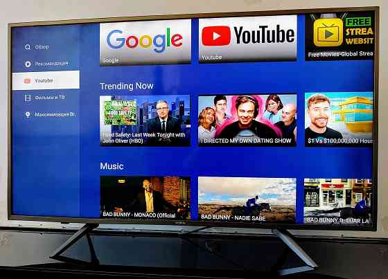 Продам Google Android Smart TV; Смарт телевизор диагональю 102 см Yesil'