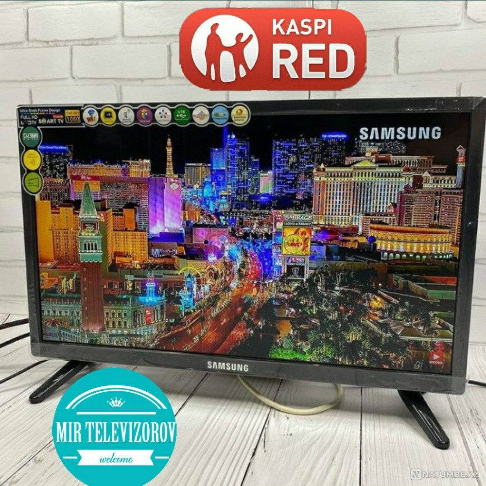 100см Новый в упаковке успей забрать свой тв Led derect (не смарт) Актобе - изображение 2