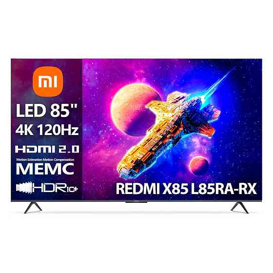 Игровой Телевизор Xiaomi Redmi X85 [85"(215см) 4К 120Hz DLG]  Темір