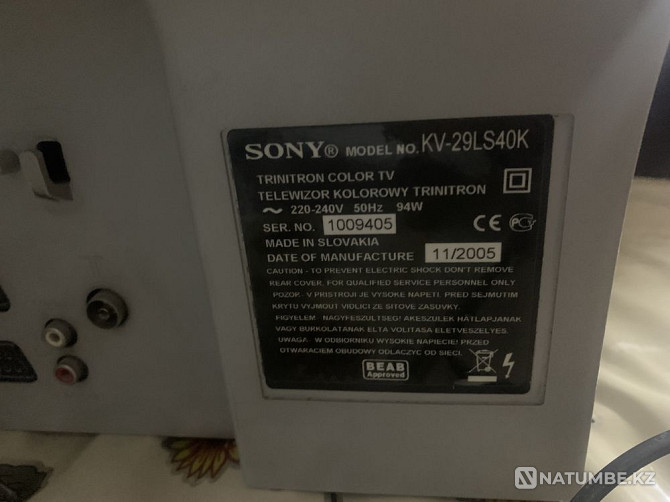 Sony телевизор KV-29LS40K Шалкар - изображение 3