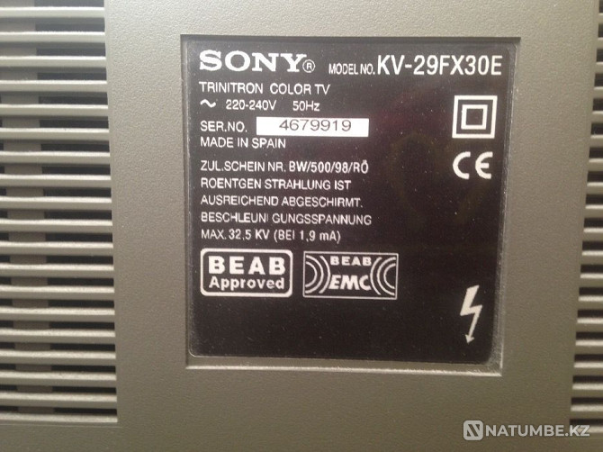 Телевизор; SONY Trinitron KV-29FX30E Шалкар - изображение 1