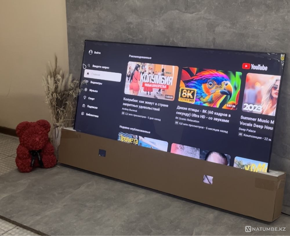 ШОК БАҒА! Samsung Smart Tv 4K КӨТЕРме БӨЛЕК Samsung теледидары  Есик  - изображение 6