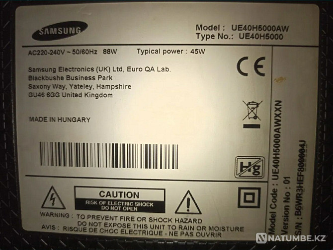 Samsung диагоналы 102 см Full HD LED HDMI USB  Қапшағай - изображение 4