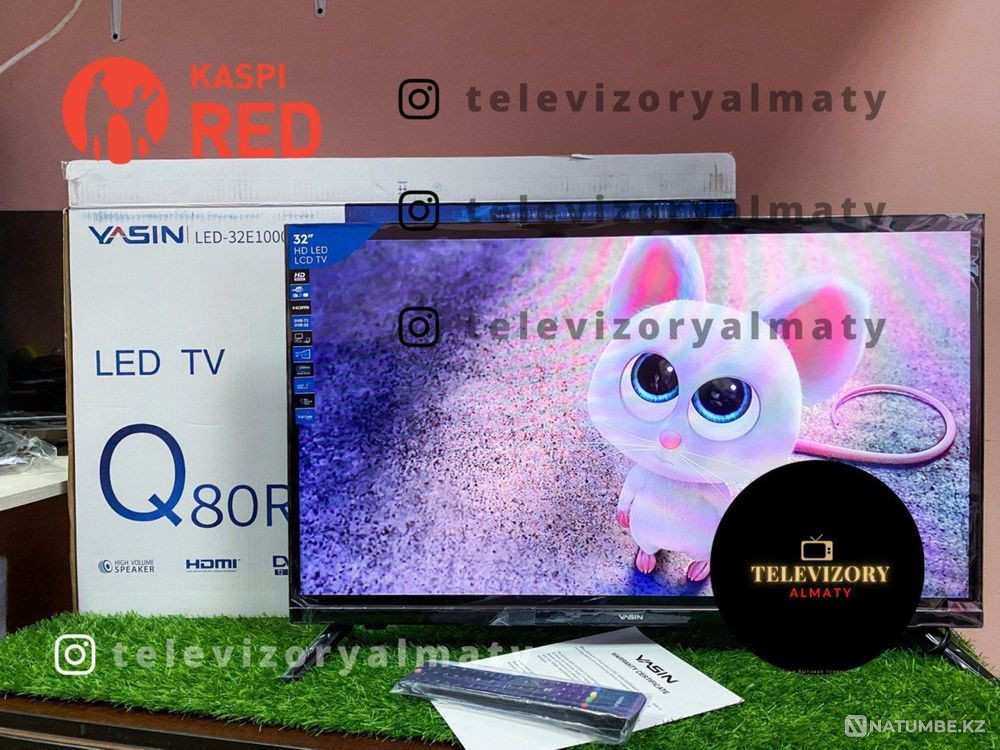 TV YASIN SMART TV G11 WIFI new with warranty 81cm Kapshagay - photo 2