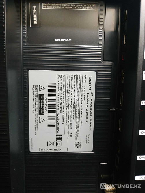 Телевизор Samsung UE82NU8000U по запчастям с разбитым экраном Талдыкорган - изображение 2