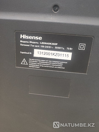 Led телевизор Hisense 105см Текели - изображение 2