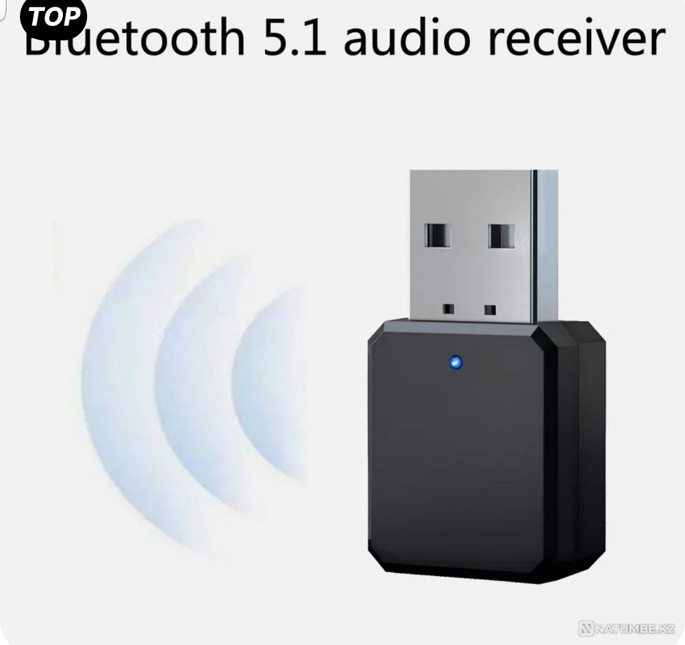 Блютуз- передатчик! Слушать телевизор в блютуз наушниках! Usb AUX  - изображение 1