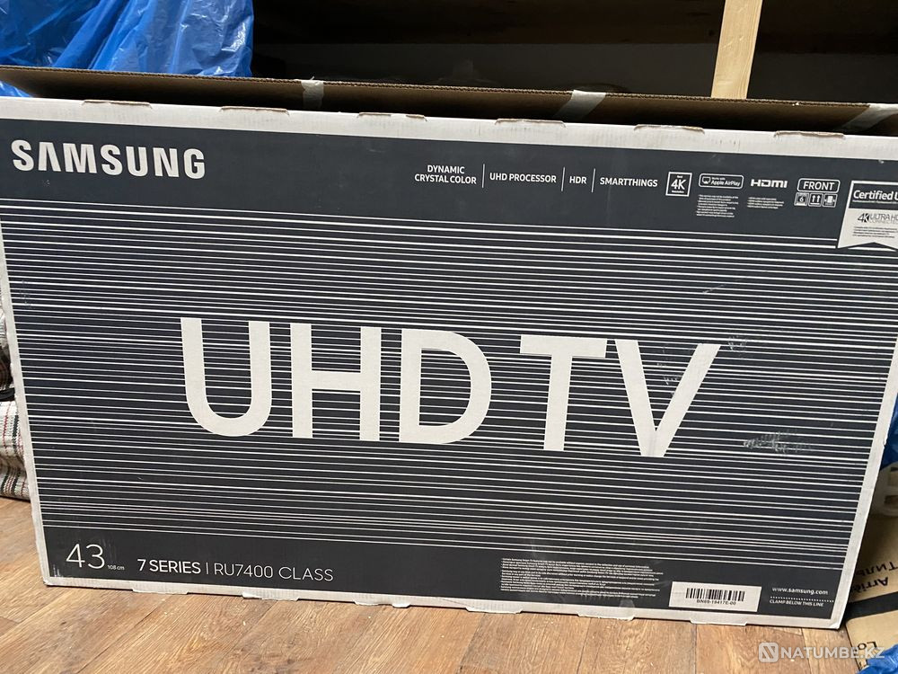 Samsung 43 108cm RU7400 4K Crystal Color Serebryansk - photo 1