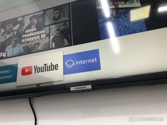 Samsung TV 43 inches Wi-Fi YouTube 109cm with Internet in installments  - photo 3