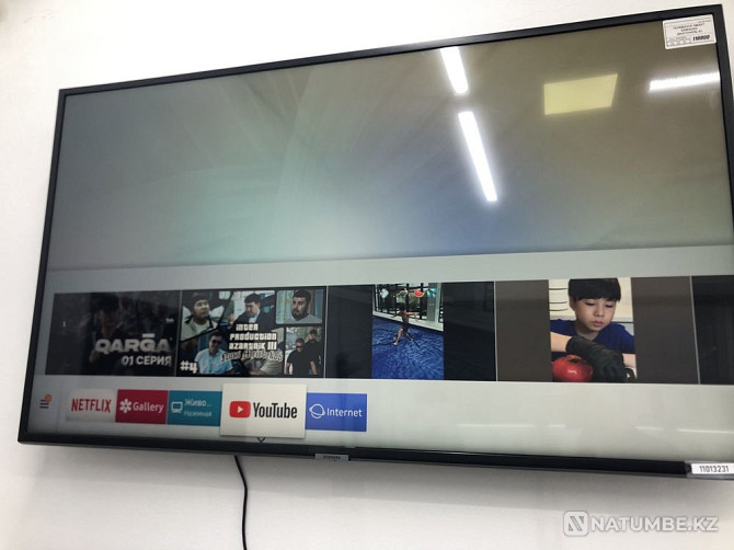 Samsung TV 43 inches Wi-Fi YouTube 109cm with Internet in installments  - photo 2