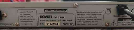 Dvd player seven model Dvxs1820b Алматы