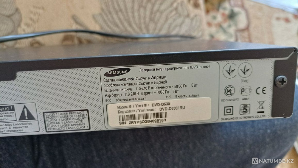 DVD Самсунг хорошее состояние Алматы - изображение 3