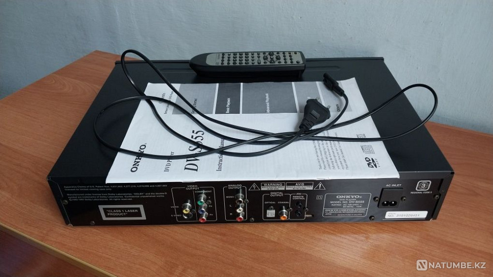 Onkyo DV-S555 CD; Mp3; DVD плеер проигрыватель Hi-Fi Алматы - изображение 5
