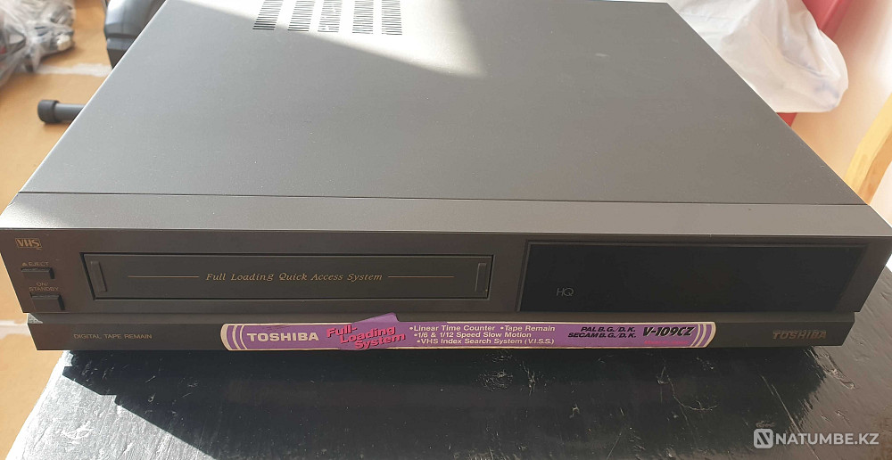 Видеомагнитофон Toshiba V-109CZ кассетный Алматы - изображение 1