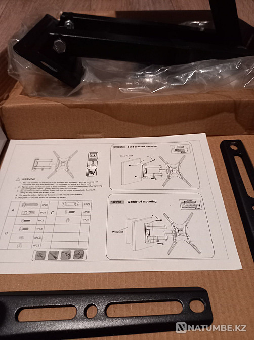 TV mount with diagonal 32-50; monitor and advertising wear Almaty - photo 6
