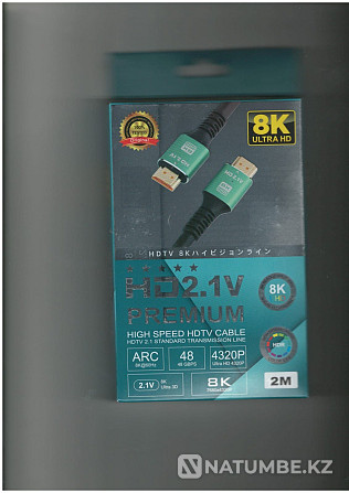 HDMI кабелі 8-K; PREMIUM Hdtv  Алматы - изображение 3